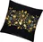 Springos Povlak na polštář 40 x 40 cm, Merry Christmas černý/zlatý