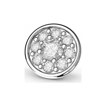 Přívěsek Elegantní briliantový přívěsek Heidy Materiál šperku: Bílé zlato