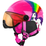 Dětská lyžařská helma Relax TWISTER VISOR RH27K vel. XS - Růžová