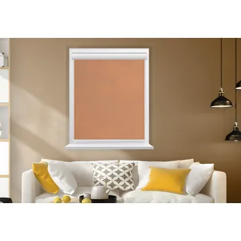 Roleta Rolux Vnitřní zastiňující látková roleta Color hit Lososová (BERLIN 0818), 500 mm, 1600 mm