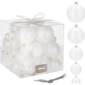 Vánoční ozdoba Springos CA0146 bílé 37 ks