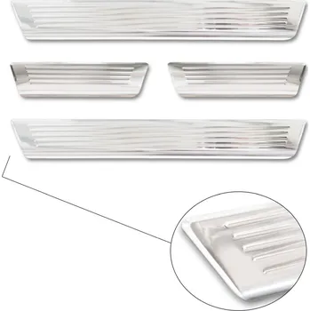 Lišta karosérie Ochranné kryty prahů, Dacia Sandero III, 2021- , Silver (AV206003)