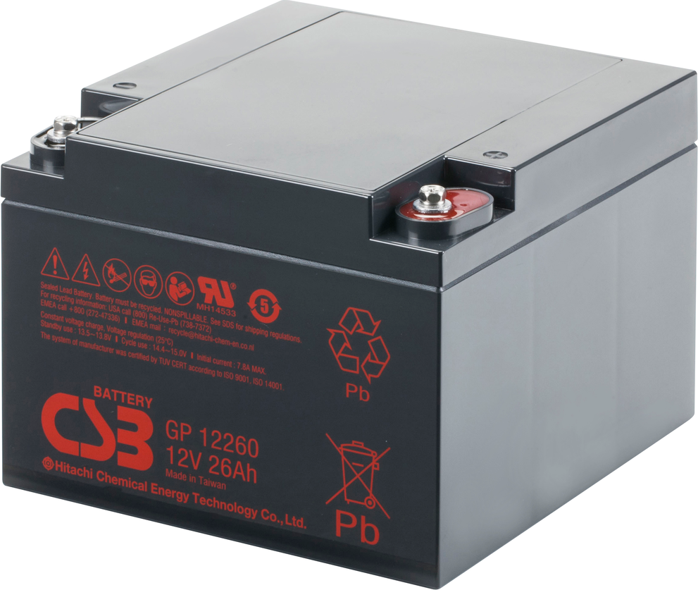 akumulátor CSB GP12260I (12V/26Ah)