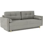 Pohovka rozkládací, šedá látka Queens, AURELIA