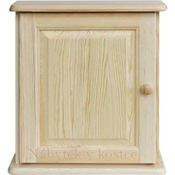 Šatní skříň Nástavec z masívu AMÁLIE 1 Barevné provedení: Bílá