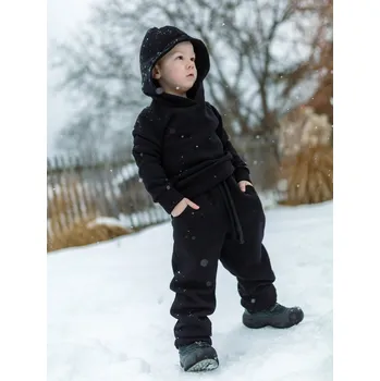 Dívčí mikina Dětská tepláková souprava VSB KIDS černá, Velikost 110/116