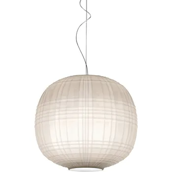 Závěsné skleněné světlo Foscarini Tartan white zdroj: zdroj E27