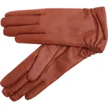 Špongr Dámské kožené rukavice LYRA koňakově hnědé Velikost: 7 1/2"