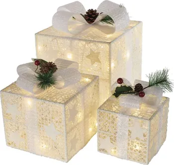 Vánoční osvětlení EMOS DCFC27 dárky 60 LED teplá bílá