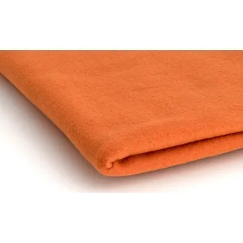 Látka Microfleece Pomeránčový