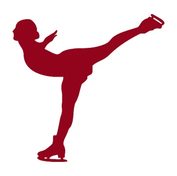 Polep vozidla Krasobruslení 014 levá krasobruslařka (07 - bordó vínová) SAMOLEPKA NA AUTO, NÁLEPKA, FÓLIE, POLEP, TUNING, VLASTNÍ TEXT, TISK, AUTOSAMOLEPKY.cz, POLEPY, OBRÁZEK, LOGO, 3D STICKERS