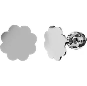 Náušnice Minimalistické zlaté náušnice IDOL Cloud Materiál šperku: Bílé zlato