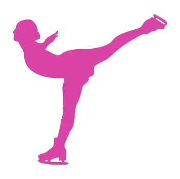 Polep vozidla Krasobruslení 014 levá krasobruslařka (16 - růžová) SAMOLEPKA NA AUTO, NÁLEPKA, FÓLIE, POLEP, TUNING, VLASTNÍ TEXT, TISK, AUTOSAMOLEPKY.cz, POLEPY, OBRÁZEK, LOGO, 3D STICKERS