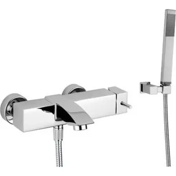 Vodovodní baterie Vanová baterie Paffoni Level se sprchovým setem 150 mm chrom LEA023CR