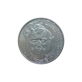 Česká mincovna 150. výročí narození Alfonse Muchy 200 Kč 2010 stříbrná mince Proof 13 g