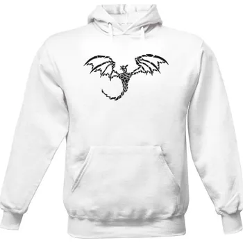 Pánská mikina Pánská mikina s kapucí s potiskem dragon black icon pánské