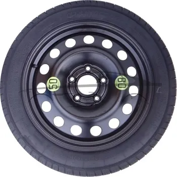 Plechové kolo Sada - Dojezdové kolo BMW F36 R17 5x120x72,5 + gola klíč + hever + obal na hever