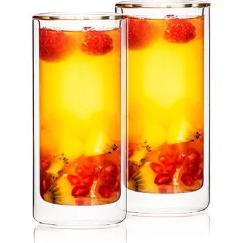 Sklenice 4Home Termo sklenice Summer Hot&Cool 250 ml, 2 ks, čirá