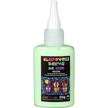 Výtvarná barva ARTEMISS Slupovací barva NEON Vyberte velikost: 50g, Vyberte odstín: 84 neon zelená