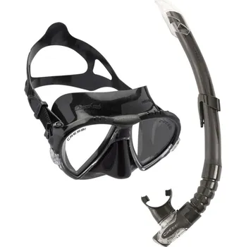 Potápěčská maska Set maska Matrix + Gamma šnorchl, Cressi černá