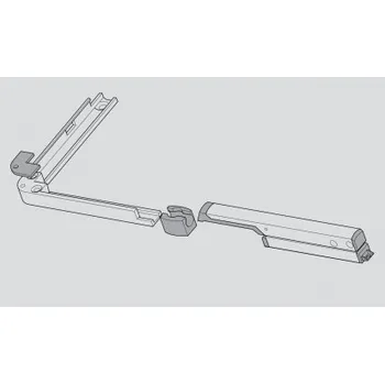 GEZE OL 90N Páka a rohový převod, černý