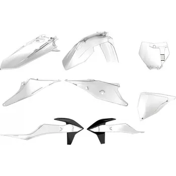 POLISPORT kompletní plasty KTM SX/SX-F 19, barva čirá KTM SX 380 rok 2019