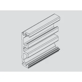 Stavební profil GEZE Levolan 60 distanční profil, 1650 mm, NIRO