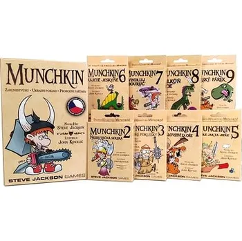 Společenská hra Munchkin - komplet 1-9 díl