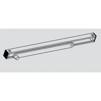 Zavírač dveří Kluzná lišta GEZE TS 5000/TS 3000 V, nerez imitace