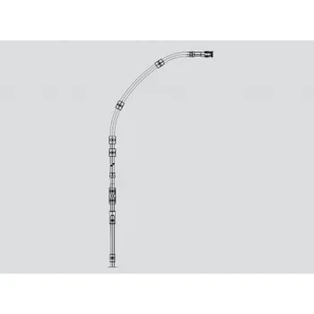 Příslušenství k oknu GEZE OL 90N Táhlo flexibilní, 700 mm, bílé RAL 9016