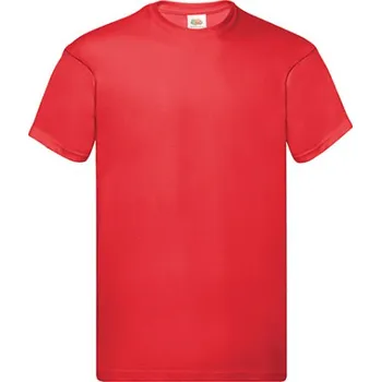 Pánské tričko Fruit of the Loom Pánské triko 61-082-0 Red XXL