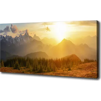 Obraz Foto obraz canvas Západ slunce hory