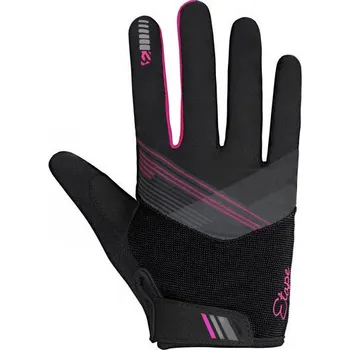 Cyklistické rukavice Etape dámské rukavice PAOLA+ magenta/růžová vel. L