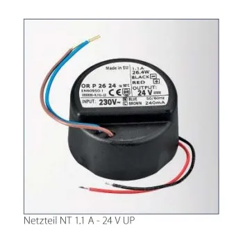 Elektroinstalační krabice GEZE NT 1,1A - 24V UP, napájecí zdroj do krabice