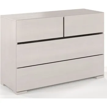 Komoda Komoda borovice - Sandemo 2+2 Odstín moření: Bílá