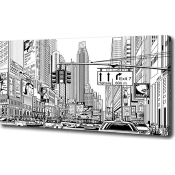 Obraz Foto obraz na plátně do obýváku Ulice New Yorku