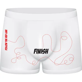 Pánské erotické prádlo Boxerky s motivem cesty do cíle