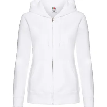 Dámská mikina Fruit of the Loom Dámská mikina s kapucí 62-118-0 White XL