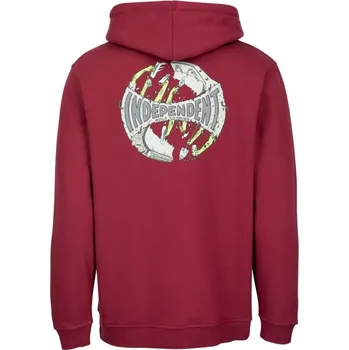 Pánská mikina INDEPENDENT mikina - Build to Grind Hood Maroon (MAROON) velikost: M