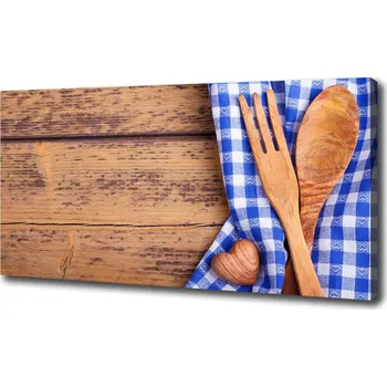 Obraz Foto obraz canvas Dřevěné příbory