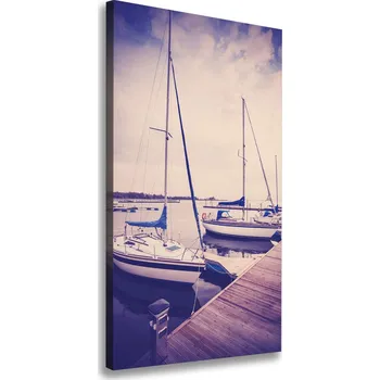 Obraz Vertikální Moderní fotoobraz canvas na rámu Jachty