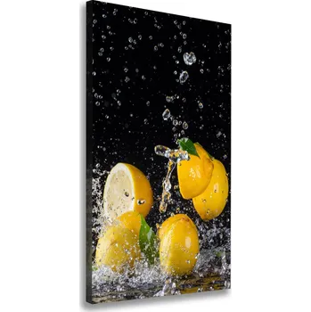 Obraz Vertikální Moderní obraz canvas na rámu Citron