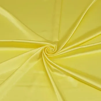 Satén ENDLESS světle žlutý, š.145
