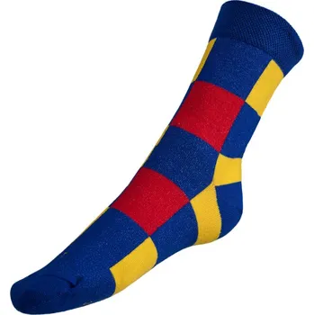 Dámské ponožky Bellatex Ponožky Kostky barevné 35-38
