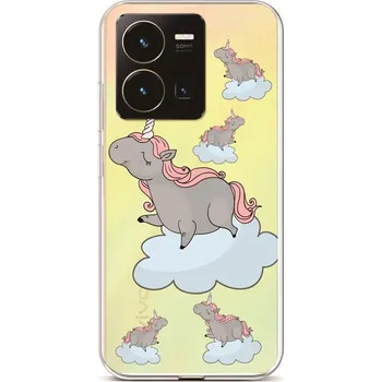 Pouzdro na mobilní telefon Kryt Vivo Y35 Grey Unicorns (obal neboli pouzdro na Vivo Y35)