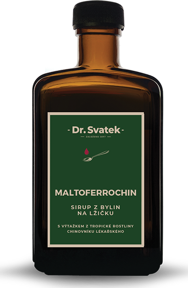 Dr. Svatek SIRUP Z BYLIN NA LŽIČKU MALTOFERROCHIN 250 ml
