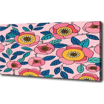 Obraz Foto obraz na plátně Růžové květiny