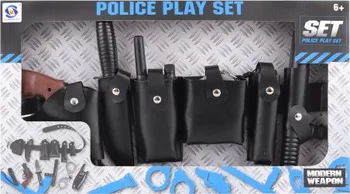 Dětská zbraň Policejní sada s opaskem 43 cm