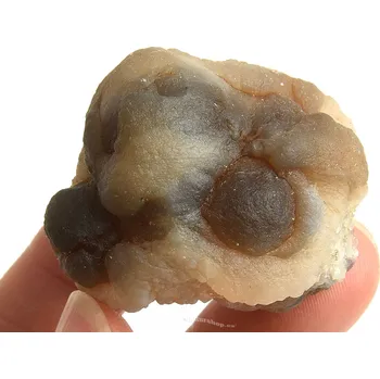 Přírodní kámen Sběratelský chalcedon šedý 53g