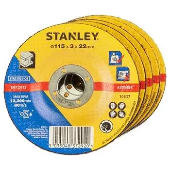 Řezný kotouč Stanley kotouč na kov vypouklý O 125 x 22 mm, tl. 3,2 mm 1ks
